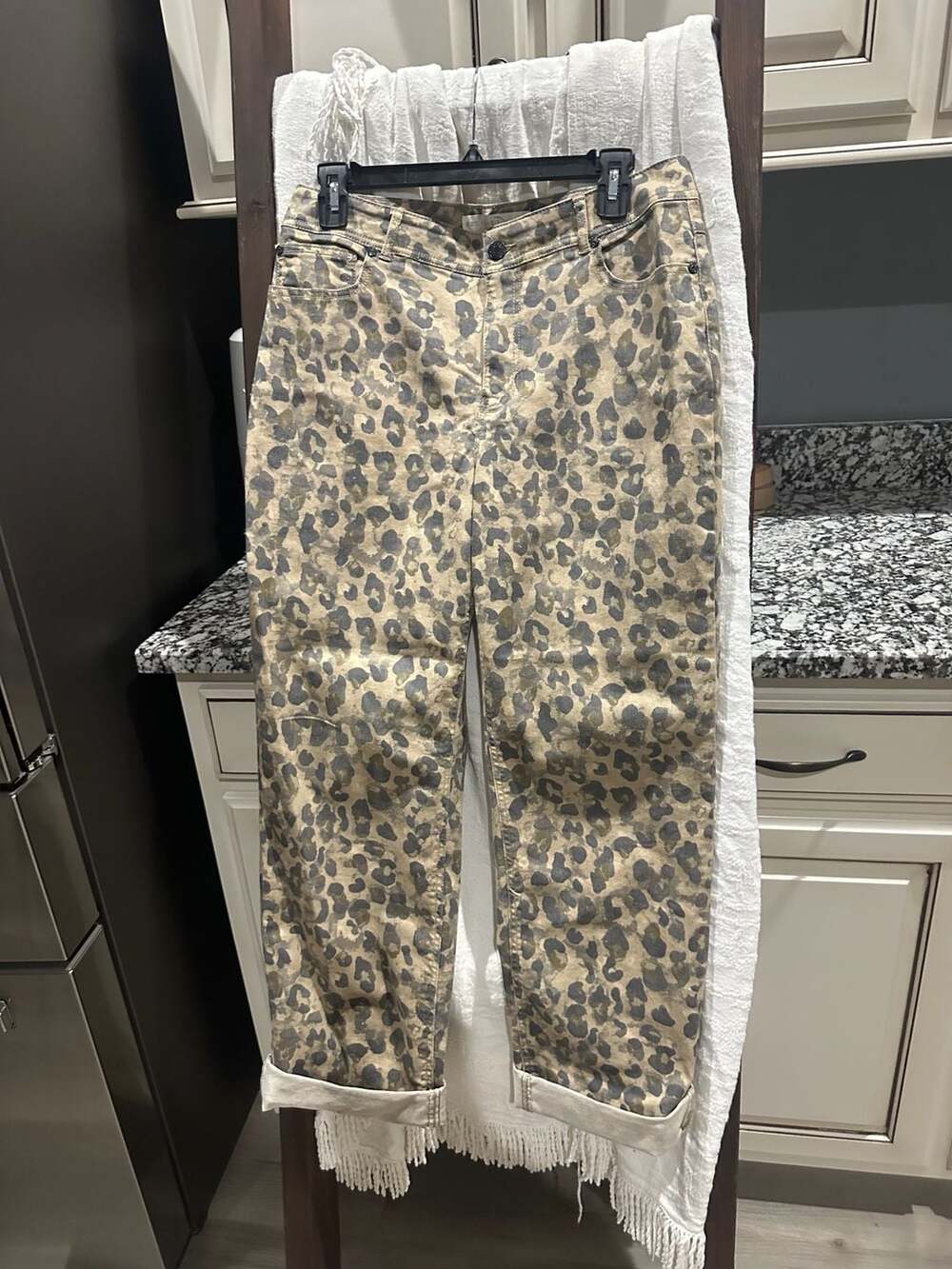 Denim Est 1946 Jeans Size 10 Leopard Print Hi-Rise